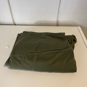 army green mesh leggings
